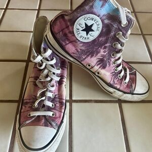 Converse Women's High-Top Sneakers - Palm Trees